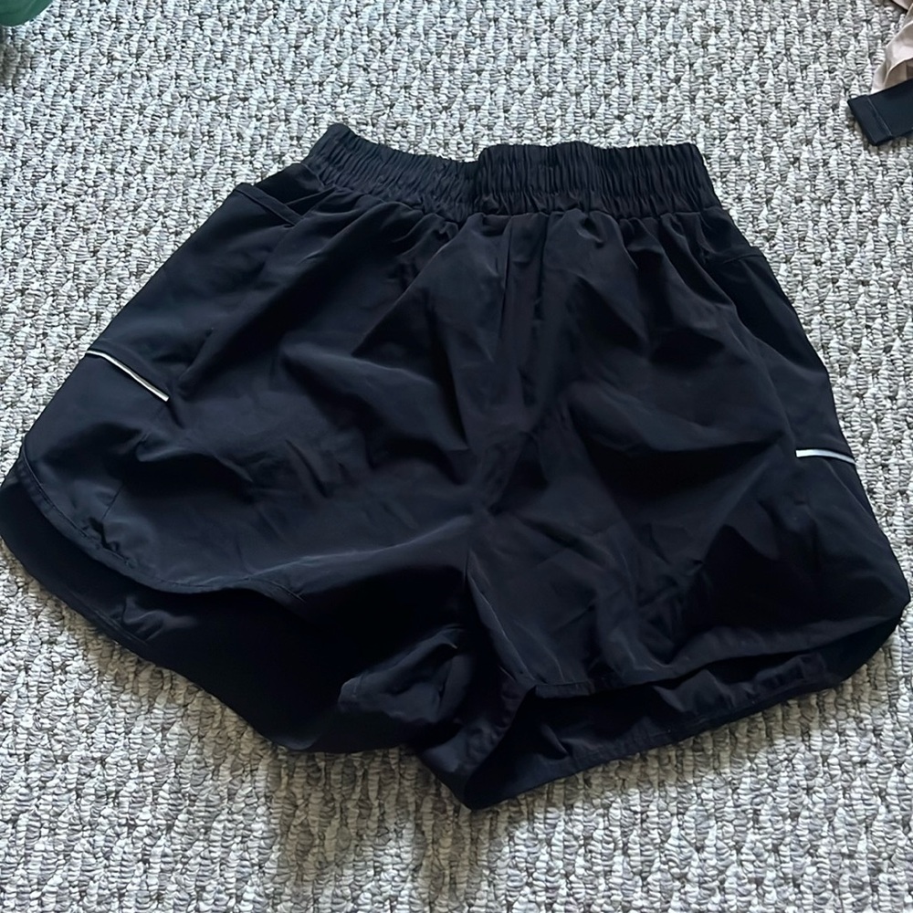 Black shein shorts